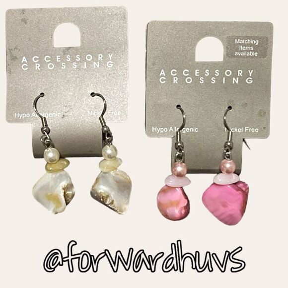 Accessory Crossing Hypo-Allergenic Nickel Free Earring Sets (2) - Picture 3 of 9